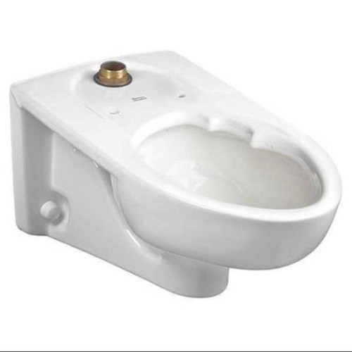 Commercial Elongated Toilet Bowl with Slotted Rim for Bedpan Holding
