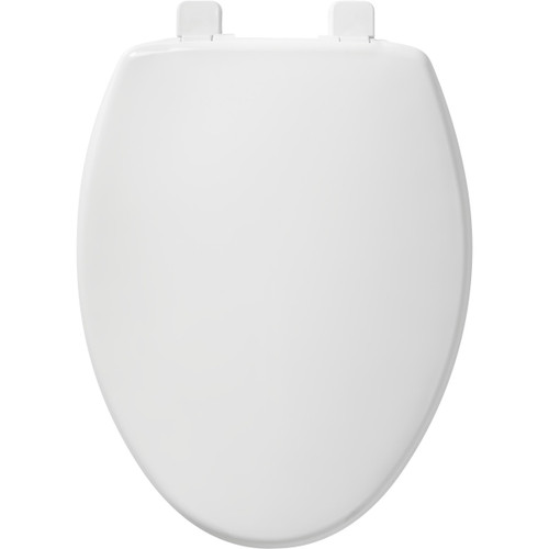 Bemis 7300SL 000 Plastic Elongated Slow-Close Toilet Seat in White