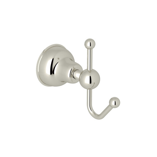 Rohl CIS7PN Single Hook Robe Hook in Polished Nickel