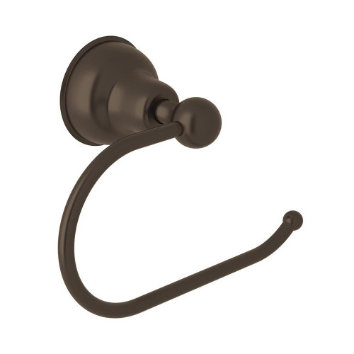Rohl CIS8TCB Single Post Toilet Paper Holder in Tuscan Brass
