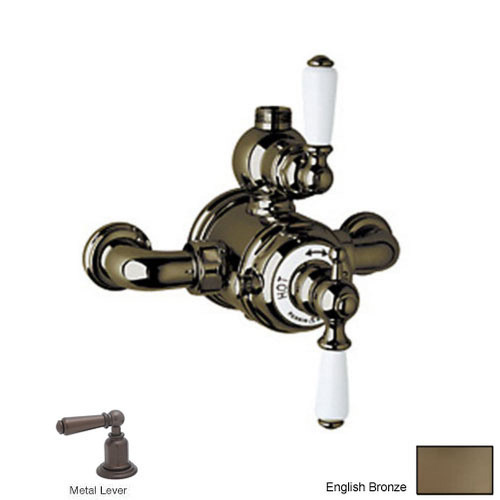 Rohl U.5550L-EB Exposed Thermostatic Shower Valve Trim in English Bronze