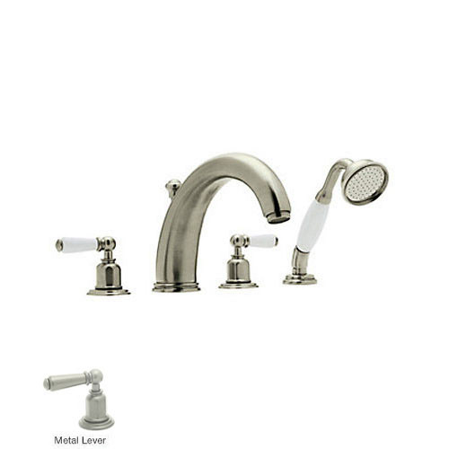 Rohl U.3248L-STN Roman Tub Faucet in Satin Nickel