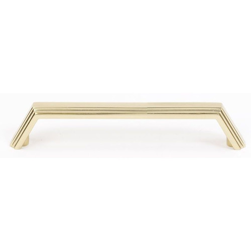 Alno Nicole A427-4-PB Modern Pull in Polished Brass