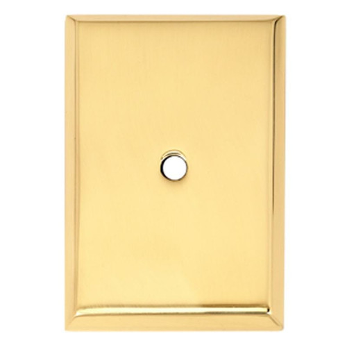 Escutcheon Backplate Escutcheons 2-5/8-in in Polished Brass
