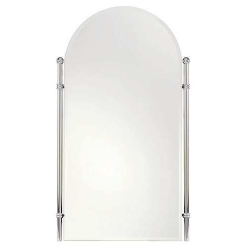 26.4in Wall Mounted Portrait Mirror in Oil Rubbed Bronze