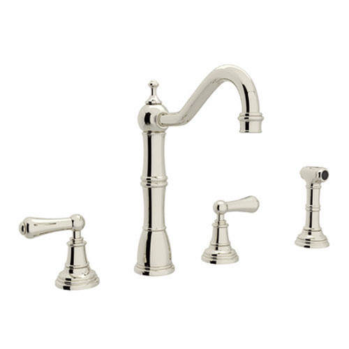 Widespread Kitchen Faucet in Polished Nickel