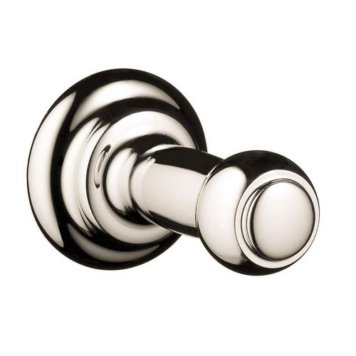 Hansgrohe 06096830 C Single Robe Hook in Polished Nickel