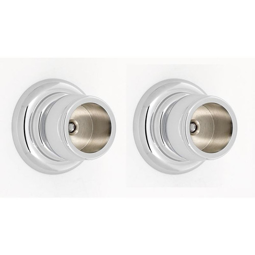 Shower Rod Brackets Transitional 2-in in Polished Chrome