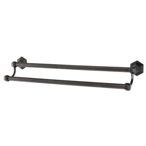 Alno Nicole A7725-24-BARC Double Towel Bar Traditional in Barcelona