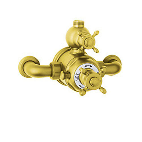 Rohl U.5552X-IB Exposed Thermostatic Shower Valve Trim in English Gold