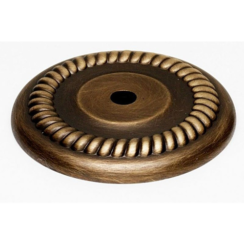 Backplate Traditional 1-1/2-in in Antique English Matte