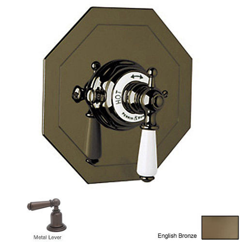 Rohl U.5585L-EB/TO Thermostatic Shower Valve Trim in English Bronze
