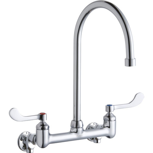 Elkay LK940GN08T4S Commercial 2-Hole Faucet in Chrome