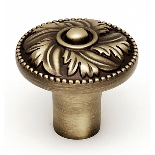 Alno Hickory A235-14-AEM Knob Traditional 1-1/4-in in Antique English Matte