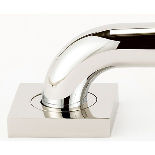 Grab Bar Brackets Modern 2-3/4-in in Polished Nickel