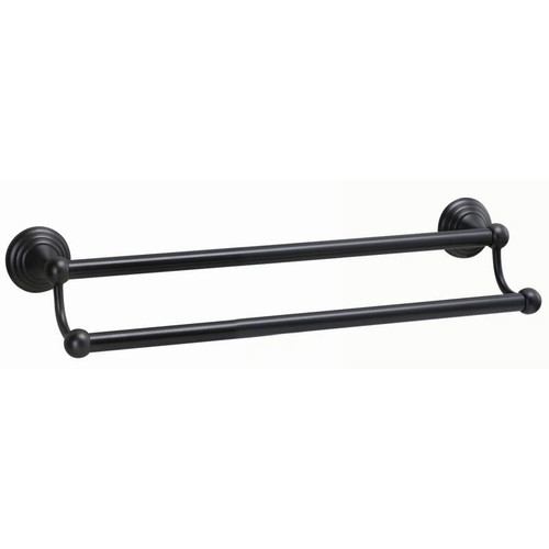 Alno Embassy A9025-24-BRZ Double Towel Bar Traditional in Bronze