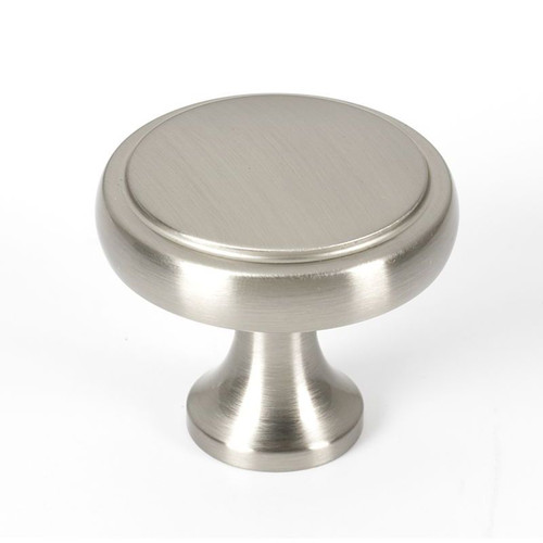 Knob Transitional 1-1/4-in in Satin Nickel