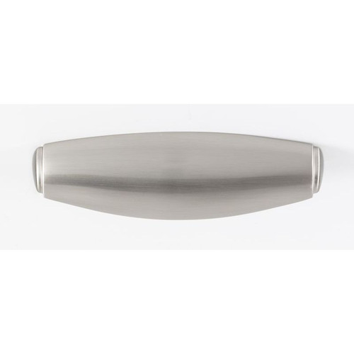 Cup Pull Transitional in Satin Nickel