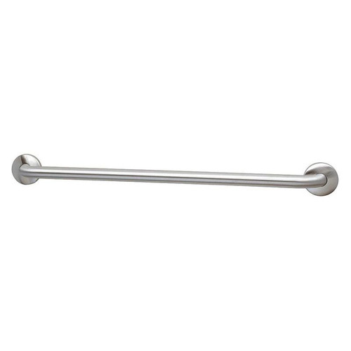 12-in L Stainless Steel Concealed Wall Mount Grab Bar, Peened Safety Finish