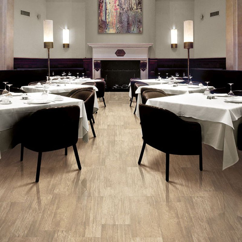 Capri 1043020 Floor and Wall Tile 16.75X16.75 Noce (Box of 7)