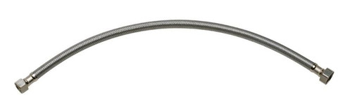 Braided Stainless Steel 12 -in Faucet Connector with 1/2-in Female Compression Thread x 1/2-in I.P. Female Straight Thread