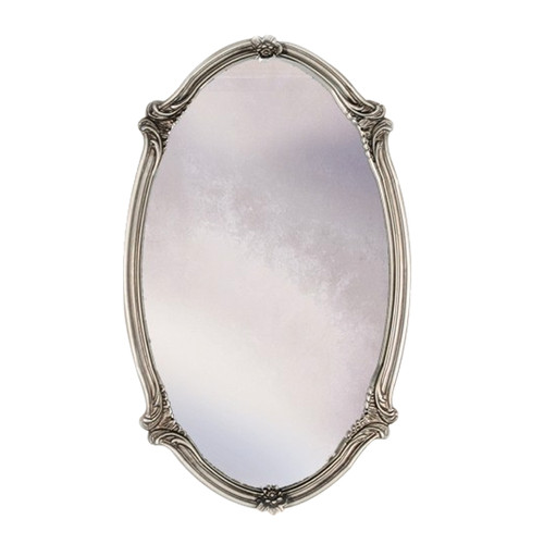 9532PEW Wall Mirror 21 in w. x 35 in h. x 0.75 in d. Pewter