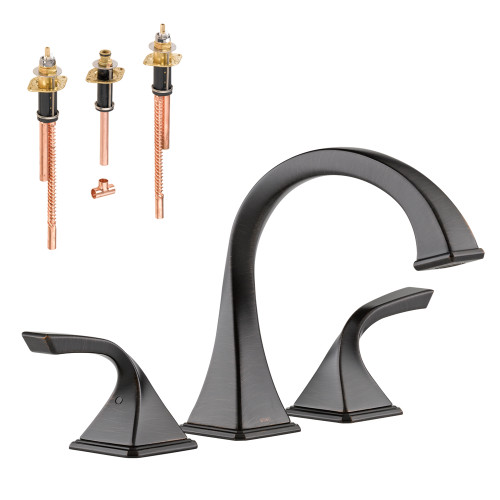 Roman Tub Trim Kit in Venetian Bronze