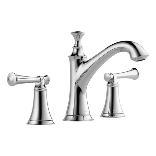 Brizo 65305LF-PCLHP Less Handles Widespread Lavatory Faucet in Polished Chrome