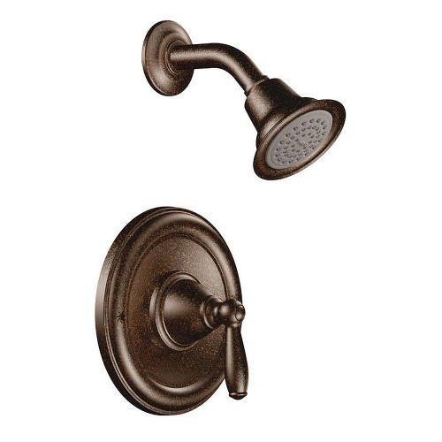 Moen T2152ORB Posi-Temp Pressure Balanced Shower Trim with Shower Head in Oil Rubbed Bronze