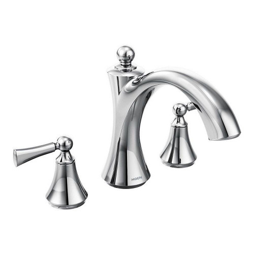 Moen T653 Deck Mounted Tub Filler in Chrome
