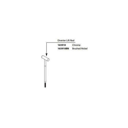 Replacement Lift Rod Kit in Chrome