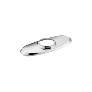 Replacement Spout Escutcheon and Gasket in Polished Chrome