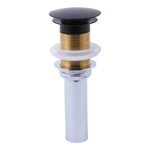 Pop-Up Drain Assembly - Less Overflow Hole in Luxe Nickel