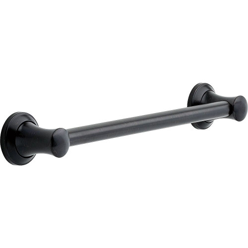 Transitional Decorative ADA Grab Bar - 18in in Venetian Bronze