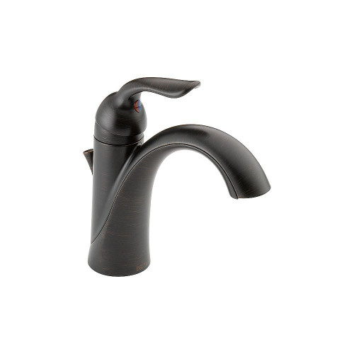 Delta 538-RBMPU-DST Single Handle Lavatory Faucet - Metal Pop-Up in Venetian Bronze
