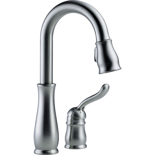 Delta 9978-AR-DST Single Handle Pull-Down Bar/Prep Faucet in Arctic Stainless