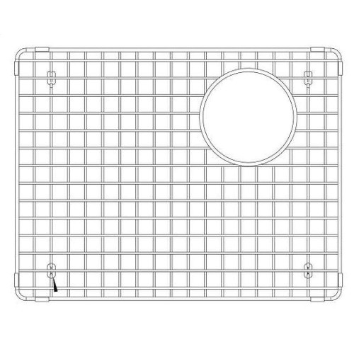 13.875-in x 18-in Sink Grid in Stainless Steel