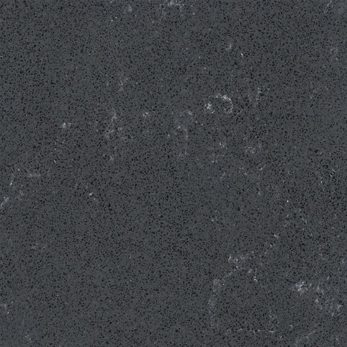 61-in x 22-in Bathroom Double Bowl Vanity Top with Eased Edge in Black Carrara