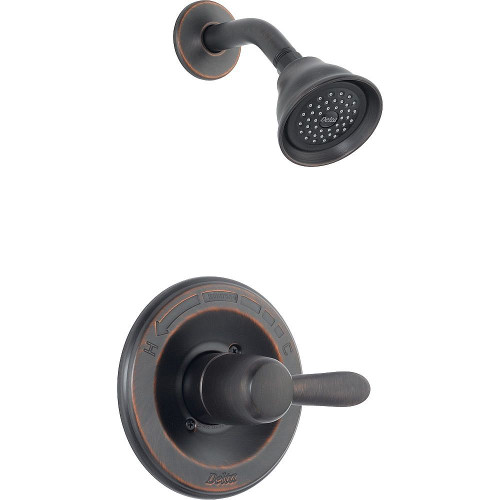 Delta T14238-RB Shower Trim Single Function Pressure Balanced Less Rough-in in Venetian Bronze