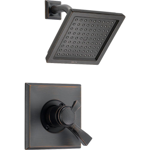 Delta T17251-RB Dual Function Pressure Balanced Shower Trim with Integrated Shower Trim Less Rough-in in Venetian Bronze
