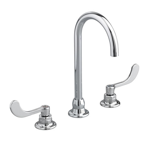 American Standard 6540.180.002 Widespread 1.5 GPM Laminar Flow Faucet with Wrist Blade Handles in Chrome
