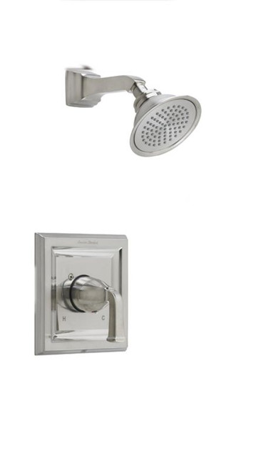 Shower Trim Kit with Metal Lever Handle in Satin