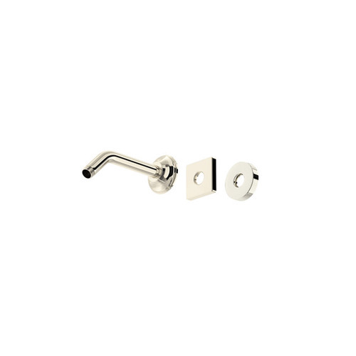Rohl 1440/6PN 7-in Reach Wall Mount Shower Arm, Polished Nickel