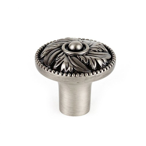 Knob Traditional 1-1/4-in in Pewter