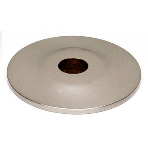 Knob Backplate Traditional 3/4-in in Satin Nickel