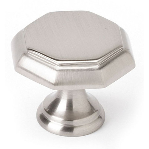 Alno Contemporary A828-14-SN Knob Modern 1-1/4-in in Satin Nickel