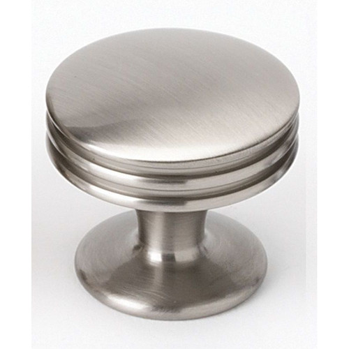 Alno A930-18-SN Knob Transitional 1-1/8-in in Satin Nickel