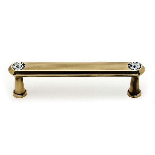 Alno Crystal C214-4-PA Pull Traditional in Polished Antique