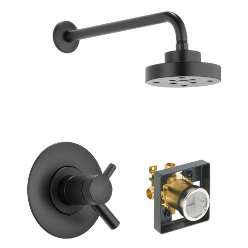 Brizo KS60275-R-BL Shower Trim Kit in Matte Black