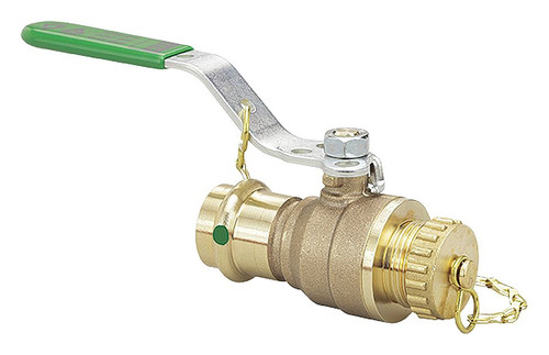 Zero Lead Ball Valve, 1/2X1/2in